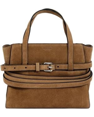Moschino Buckle-Fastening Tote Bag - Brown