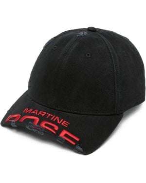 Martine Rose Distressed-brim Baseball Cap - ブラック