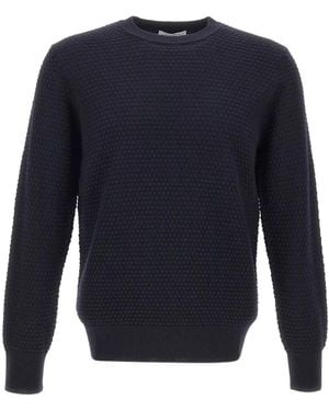 Kangra Bubble-Stitch Sweater - Blue