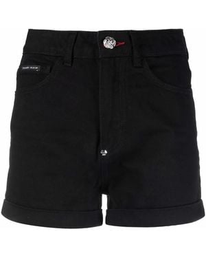 Philipp Plein Slim-Cut Hot Shorts - Black