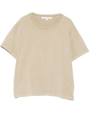 SLVRLAKE Denim Square Crew-Neck T-Shirt - Natural