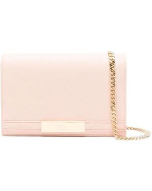 Elisabetta Franchi Chain-Link Shoulder Bag - Pink