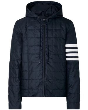 Thom Browne 4-Bar Ripstop Jacket - Blue