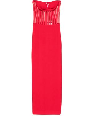 Monot Strapless Jurk - Rood