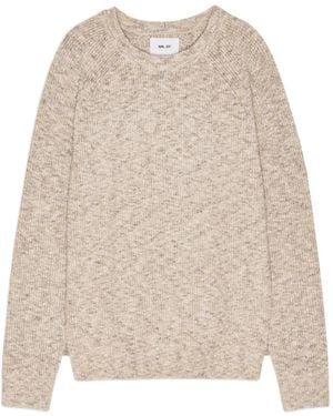 NN07 Boucle Raglan-sleeves Sweater - ナチュラル