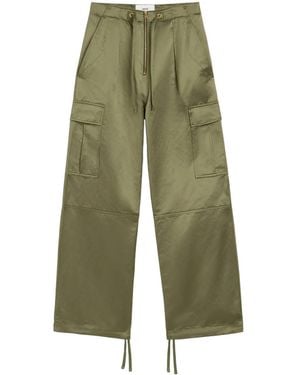 Ami Paris Zipped Cargo Pants - Green
