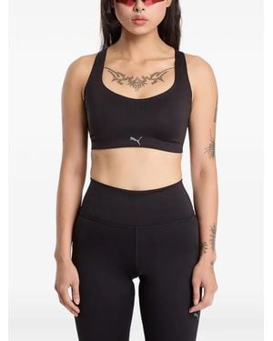 PUMA Pwrmode Racerback Bra Top - Black