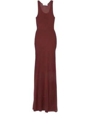 AYA MUSE Scoop-Neck Maxi Dress - Purple