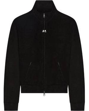Courreges Zip-Up Jacket - Black
