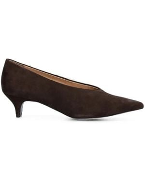 GANT Pointed-Toe Suede Court Shoes - Brown