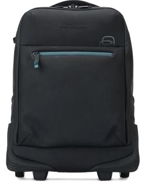 Piquadro コンバーチブル ホイール 15.6インチ バックパック - ブラック
