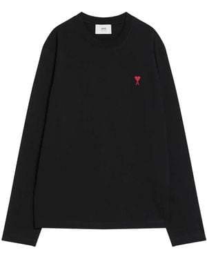 Ami Paris Camiseta Ami De Coeur - Negro