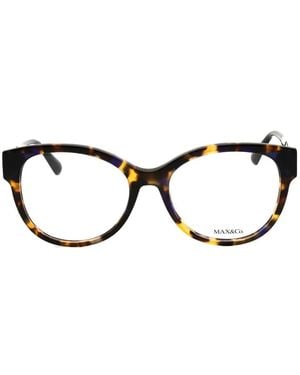 MAX&Co. Occhiali Da Sole Tondi Con Effetto Tartarugato - Nero