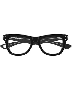 Balenciaga Square-Frame Glasses - Black