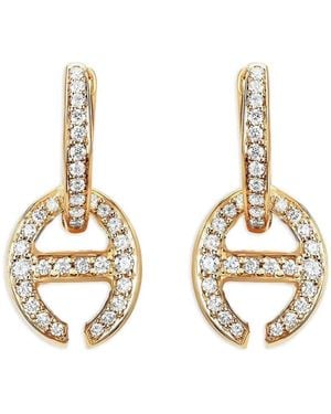 Hoorsenbuhs 18K Klaasp Diamond Earrings - Metallic