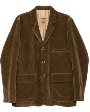 Uma Wang Veste À Boutonnière - Brown