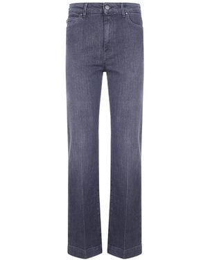 CIGALA'S Pressed-Crease Five-Pocket Jeans - Blue