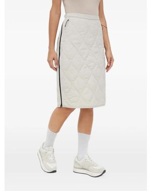 Jack Wolfskin Quilted Midi Skirt - White