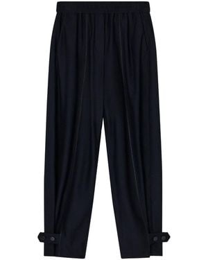 Giorgio Armani Pleat-Detail Tailored Pants - Blue