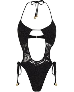 Amir Slama X Jade Picon Costume Intero Con Dettaglio Cut-Out - Nero