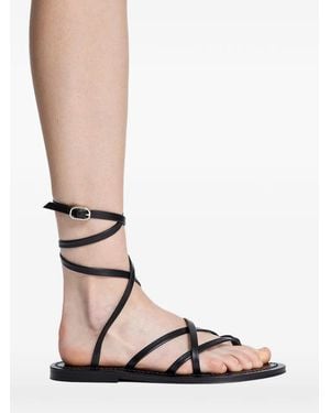 K. Jacques Strappy Zenobie Sandals - White