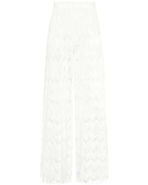 Vilebrequin Pantalones Anchos - Blanco