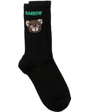 Barrow Calcetines con estampado de ositos - Negro