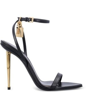 Tom Ford Padlock Sandalen - Weiß