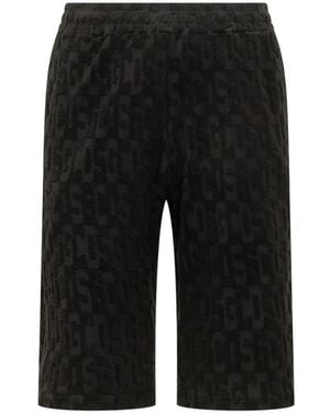 Gcds Monogram Shorts - Black