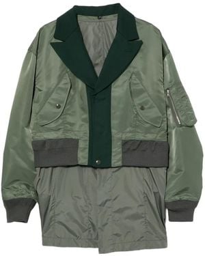 Toga Nylon Twill Jacket - Green