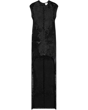 Courreges Sequin-Embellished Asymmetric Dress - Nero