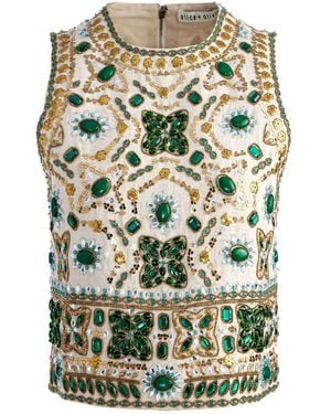 Alice + Olivia Amal Top - Green