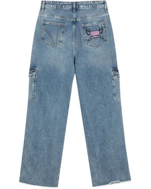 Chiara Ferragni Logo Jeans in Blue | Lyst