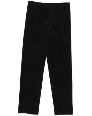 Homme Plissé Issey Miyake Pleated Trousers - Black