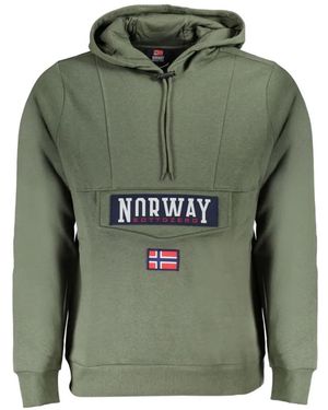 Norway 1963 Logo-Patch Hoodie - Green
