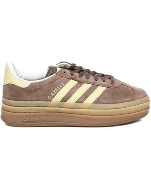 adidas Originals Gazelle Bold Suede Trainers - Brown