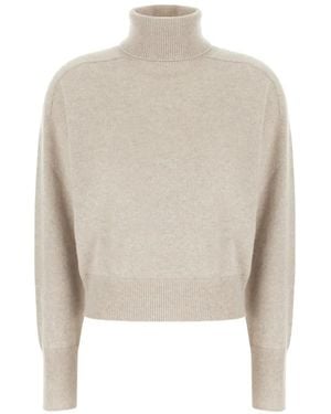 Vanisé Roll-Neck Cashmere Jumper - White