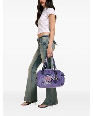 Juicy Couture Bowling Daydreamer Tote Bag - Blau