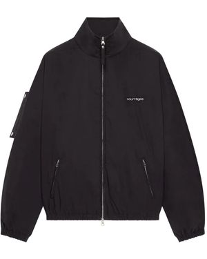 Courreges Zip-Up Bomber Jacket - Blue