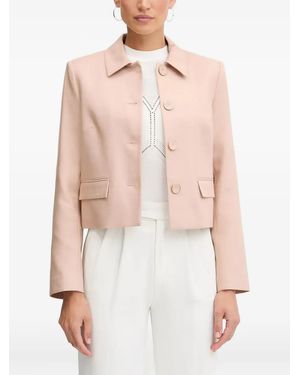 Marciano Buttoned-Pocketed Jacket - Natural