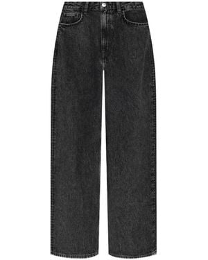 Samsøe & Samsøe Vaqueros Con Apliques - Negro