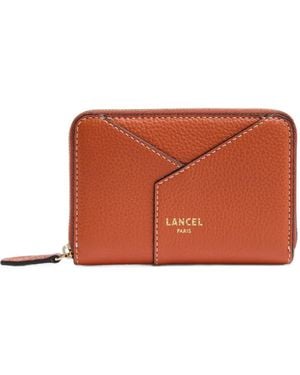Lancel Zip-Around Wallet - Orange