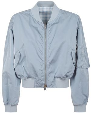 Ermanno Scervino Gingham Jacket - Blue