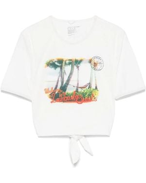 Christopher Esber Lambada Sands Crop Top - White