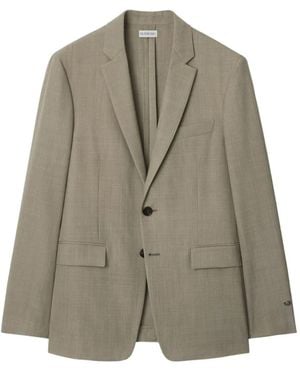 Burberry シングルジャケット - グレー