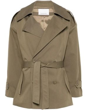 Frankie Shop Zurich ショートトレンチコート - グリーン