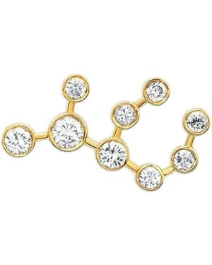 Logan Hollowell 14K Virgo Diamonds Single Earring - Metallic