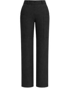 Margaux Lonnberg Patch-Pocket Trousers - Black