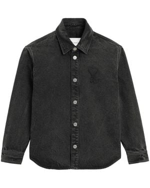 Ami Paris Surchemise Ami De Coeur - Black