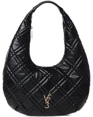 V73 Diaspro Quilted Shoulder Bag - Black
